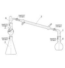 Прибор для перегонки с водяным паром, эскиз 1-163