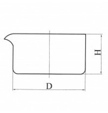Чаша кристаллизационная ЧКЦ-1-180