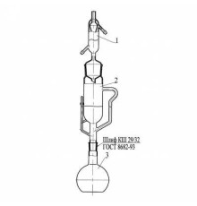 Прибор Сокслета-00 КШ 29/32 экстрактор 150 мл колба 250 мл