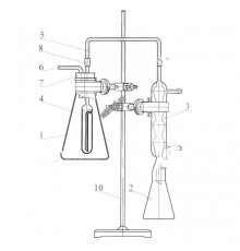 Аппарат для определения летучих кислот со штативом ГФ 5.784.224