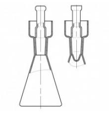 Склянка БПК-100-19/26 с пробкой, исп. 2