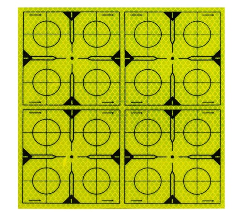 Отражатель пленочный RGK 90*90 мм (4 шт.) желтый