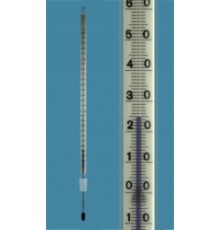 Термометр Amarell на шлифе NS 14,5/23, -10...+250/1°C, глубина погружения 67 мм (Артикул D262334-FL)